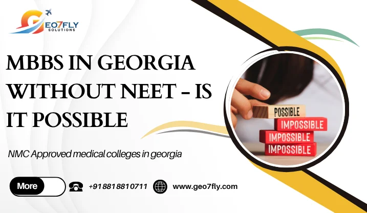 A medical university in Georgia, illustrating the topic of studying MBBS in Georgia without NEET.